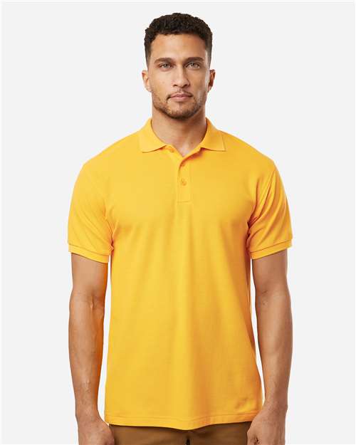 DRIEQUIP Men's Wrinkle-Resistant Pique Polo