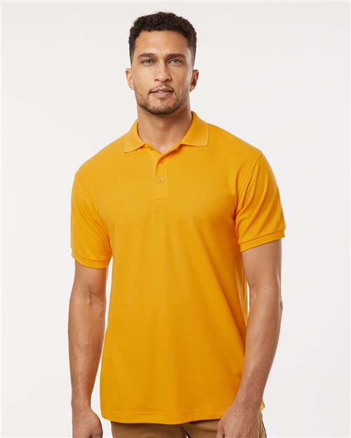 DRIEQUIP Men's Wrinkle-Resistant Pique Polo