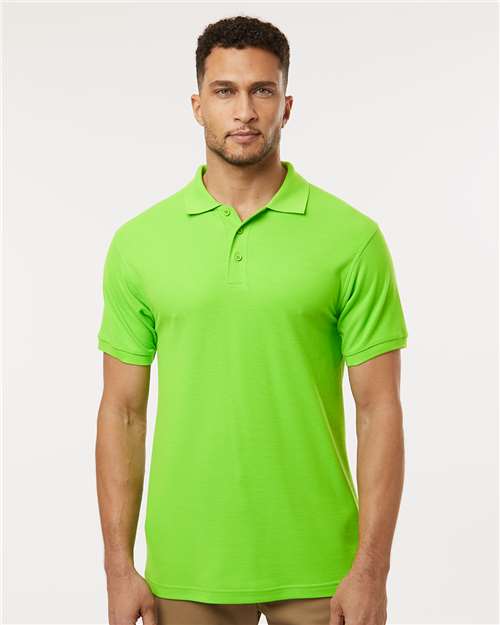 DRIEQUIP Men's Wrinkle-Resistant Pique Polo