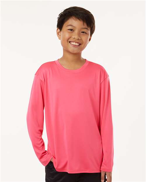 DRIEQUIP Youth Performance Long Sleeve T-Shirt with UPF 50