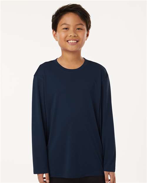 DRIEQUIP Youth Performance Long Sleeve T-Shirt with UPF 50