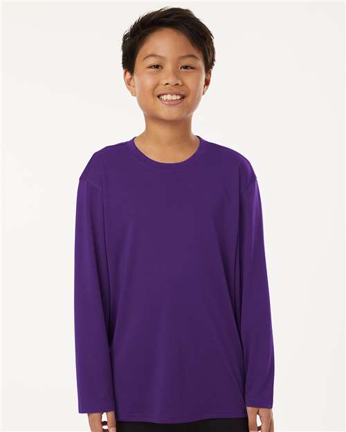 DRIEQUIP Youth Performance Long Sleeve T-Shirt with UPF 50