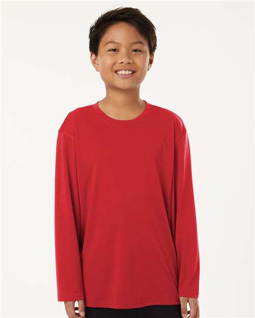 DRIEQUIP Youth Performance Long Sleeve T-Shirt with UPF 50