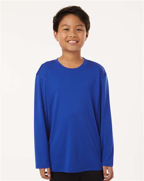 DRIEQUIP Youth Performance Long Sleeve T-Shirt with UPF 50