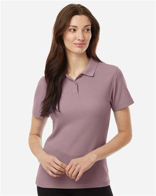 DRIEQUIP Women's Pique Polo with Wrinkle Resistance