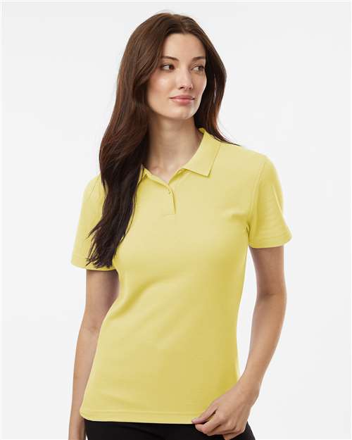 DRIEQUIP Women's Pique Polo with Wrinkle Resistance