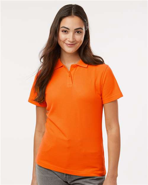 DRIEQUIP Women's Pique Polo with Wrinkle Resistance