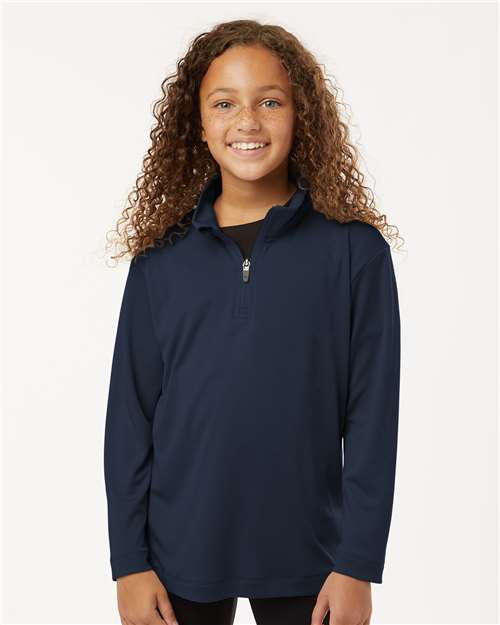 DRIEQUIP Youth Performance Quarter-Zip with UPF 50
