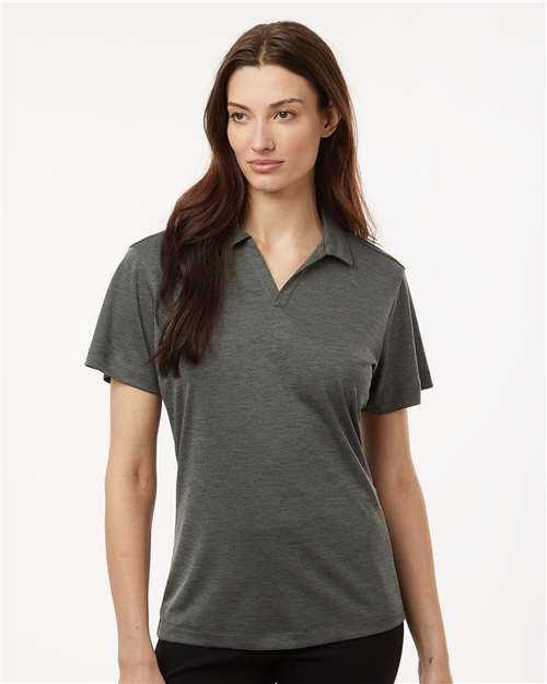 DRIEQUIP Women's Mélange Performance Polo with Moisture Management