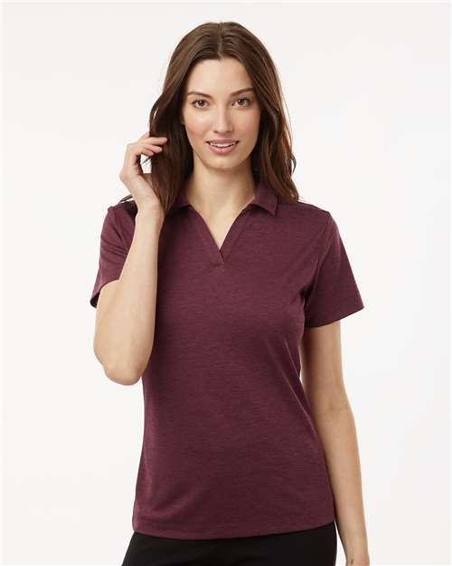DRIEQUIP Women's Mélange Performance Polo with Moisture Management