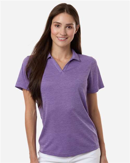 DRIEQUIP Women's Mélange Performance Polo with Moisture Management