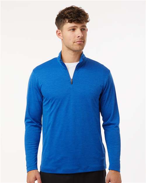 DRIEQUIP Men's Mélange Quarter-Zip with Moisture Management