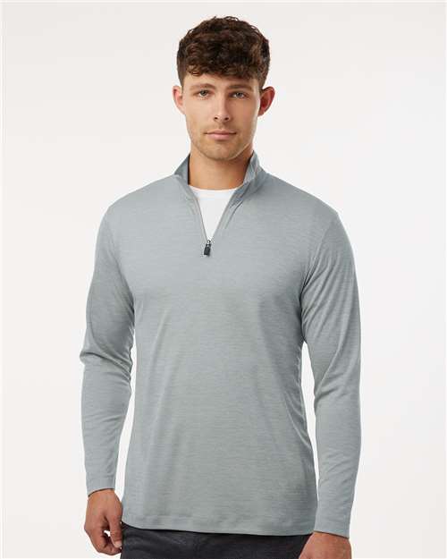 DRIEQUIP Men's Mélange Quarter-Zip with Moisture Management