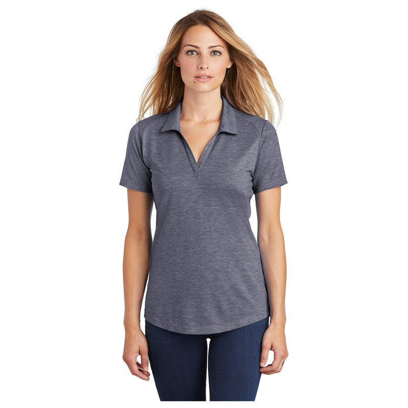DRIEQUIP Ladies Tri-Blend Wicking Polo