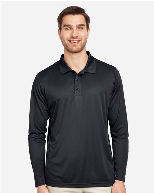 Men's Zone Performance Long Sleeve Polo