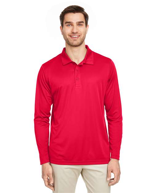 Men's Zone Performance Long Sleeve Polo