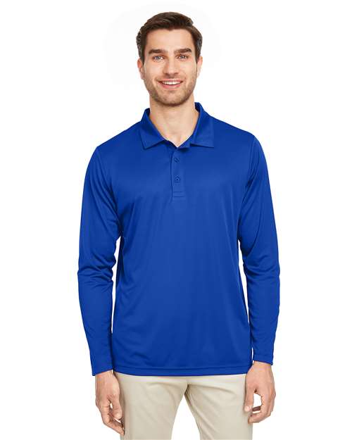 Men's Zone Performance Long Sleeve Polo