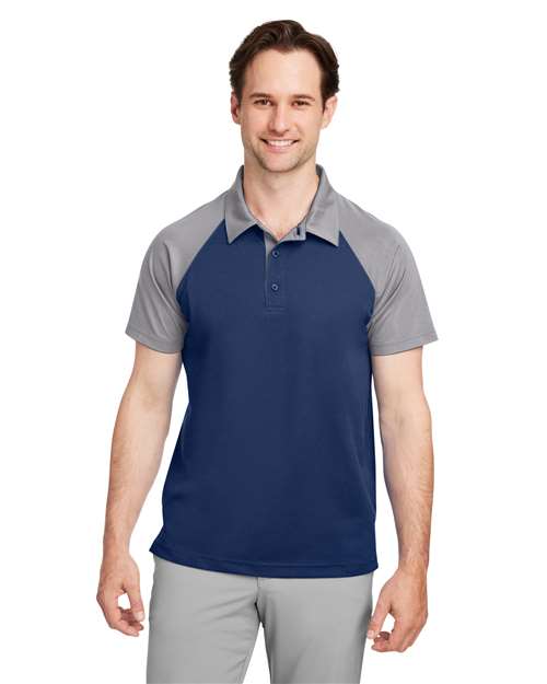 DRIEQUIP Men's Command Snag-Resistant Colorblock Polo