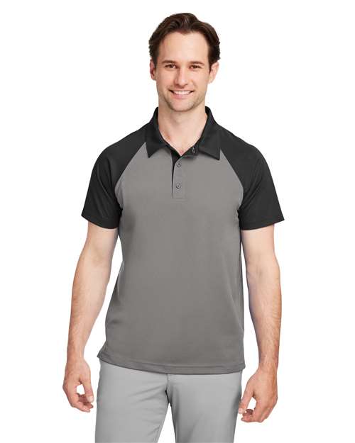 DRIEQUIP Men's Command Snag-Resistant Colorblock Polo