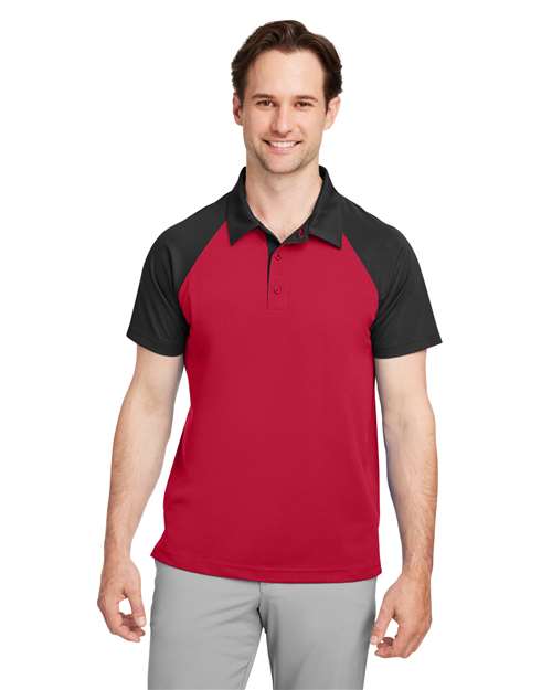 DRIEQUIP Men's Command Snag-Resistant Colorblock Polo