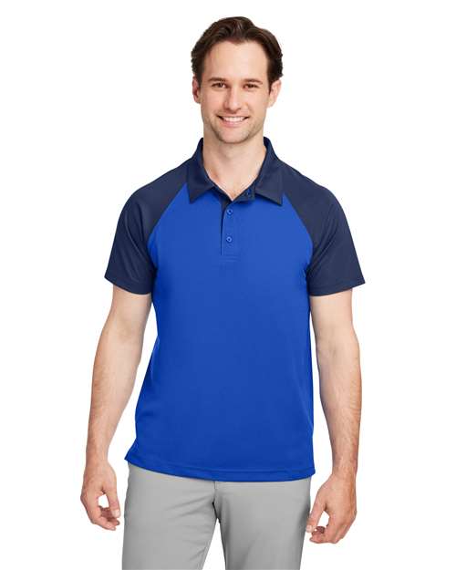 DRIEQUIP Men's Command Snag-Resistant Colorblock Polo