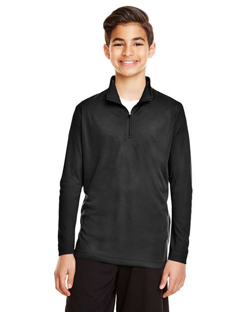 DRIEQUIP Youth Zone Quarter-Zip Pullover with UPF 40+