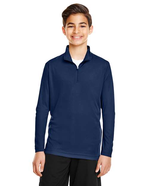 DRIEQUIP Youth Zone Quarter-Zip Pullover with UPF 40+