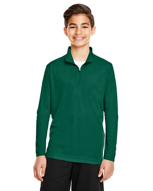 DRIEQUIP Youth Zone Quarter-Zip Pullover with UPF 40+
