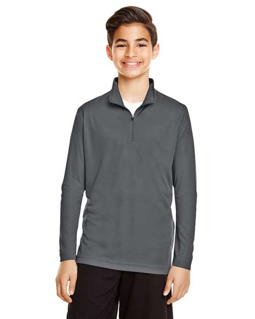 DRIEQUIP Youth Zone Quarter-Zip Pullover with UPF 40+