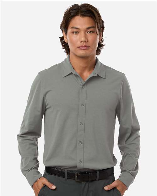 DRIEQUIP Men's Pro-Flex Button-Down Long Sleeve Shirt
