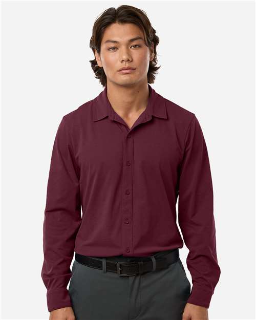 DRIEQUIP Men's Pro-Flex Button-Down Long Sleeve Shirt