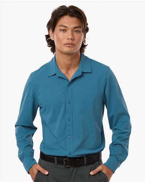 DRIEQUIP Men's Pro-Flex Button-Down Long Sleeve Shirt