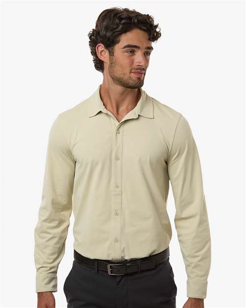 DRIEQUIP Men's Pro-Flex Button-Down Long Sleeve Shirt