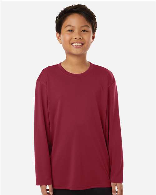 DRIEQUIP Youth Performance Long Sleeve T-Shirt with UPF 50