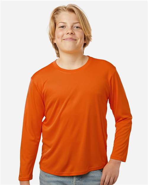 DRIEQUIP Youth Performance Long Sleeve T-Shirt with UPF 50