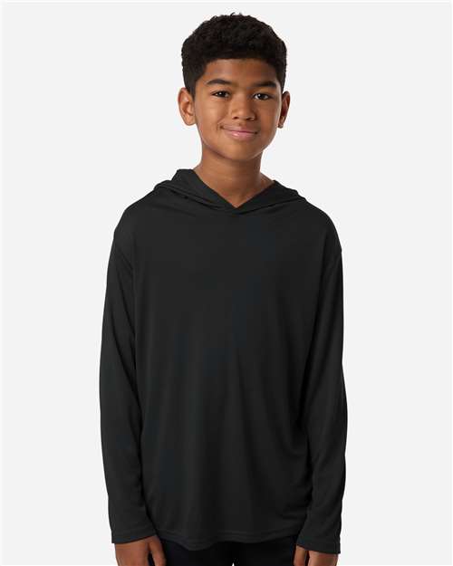 DRIEQUIP Youth Pro-Lock Hooded Long Sleeve T-Shirt