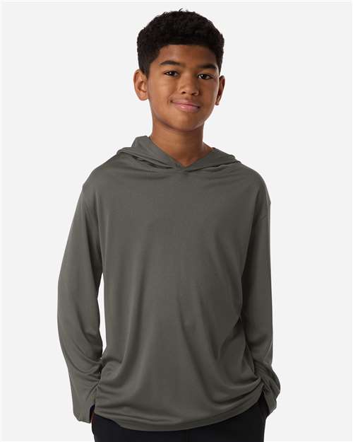 DRIEQUIP Youth Pro-Lock Hooded Long Sleeve T-Shirt