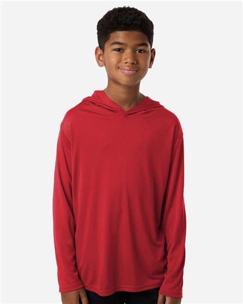 DRIEQUIP Youth Pro-Lock Hooded Long Sleeve T-Shirt
