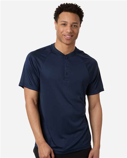 DRIEQUIP Men's Zone Moisture-Wicking Performance Henley