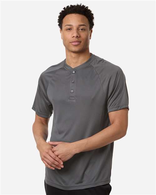 DRIEQUIP Men's Zone Moisture-Wicking Performance Henley