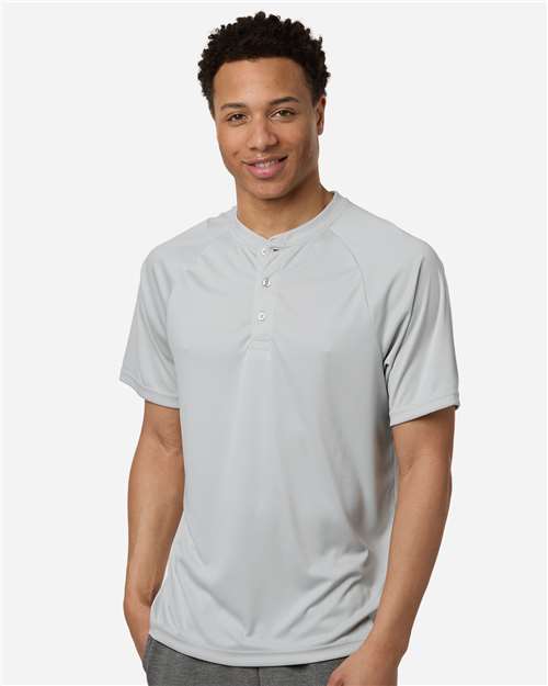 DRIEQUIP Men's Zone Moisture-Wicking Performance Henley