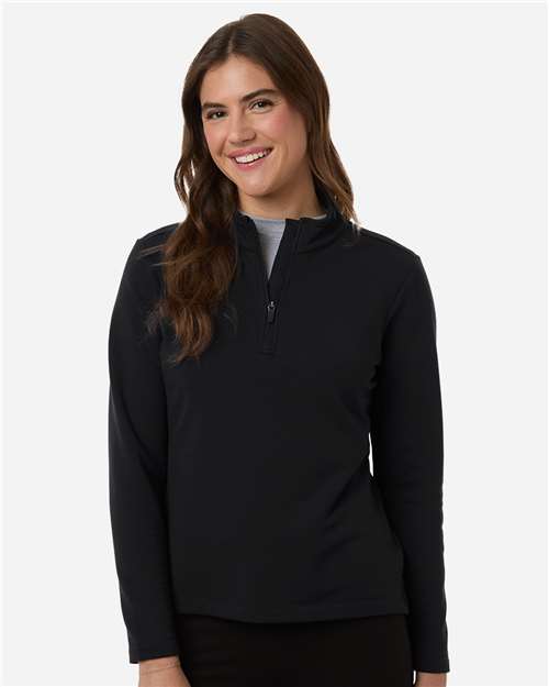 DRIEQUIP Women's Stretch Quarter-Zip Fleece Pullover