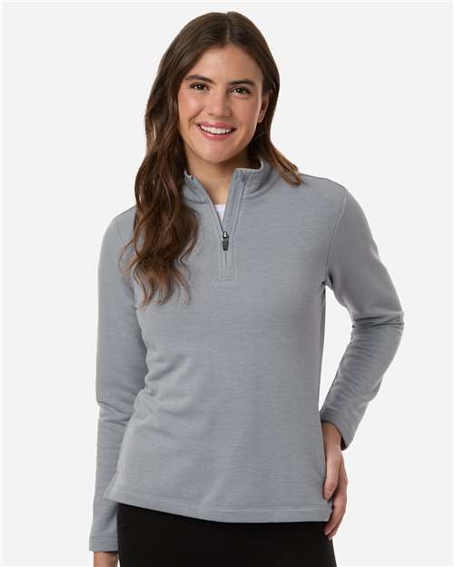 DRIEQUIP Women's Stretch Quarter-Zip Fleece Pullover