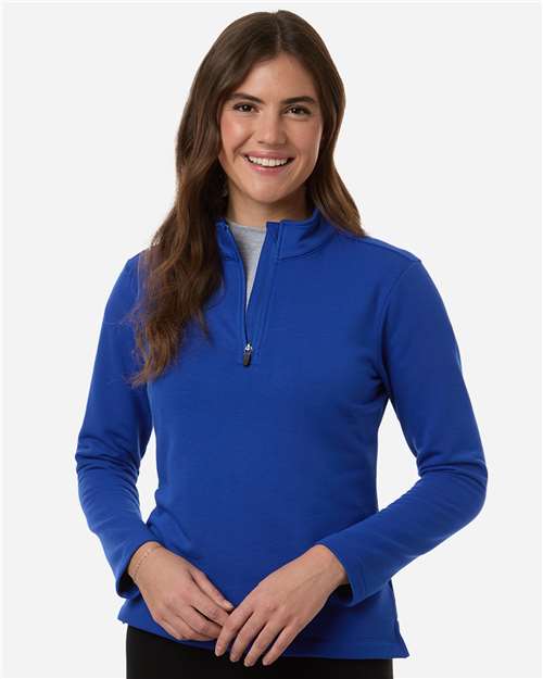 DRIEQUIP Women's Stretch Quarter-Zip Fleece Pullover