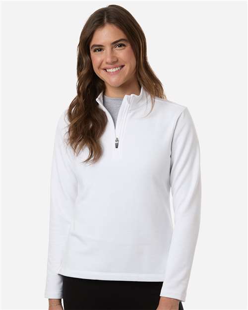 DRIEQUIP Women's Stretch Quarter-Zip Fleece Pullover