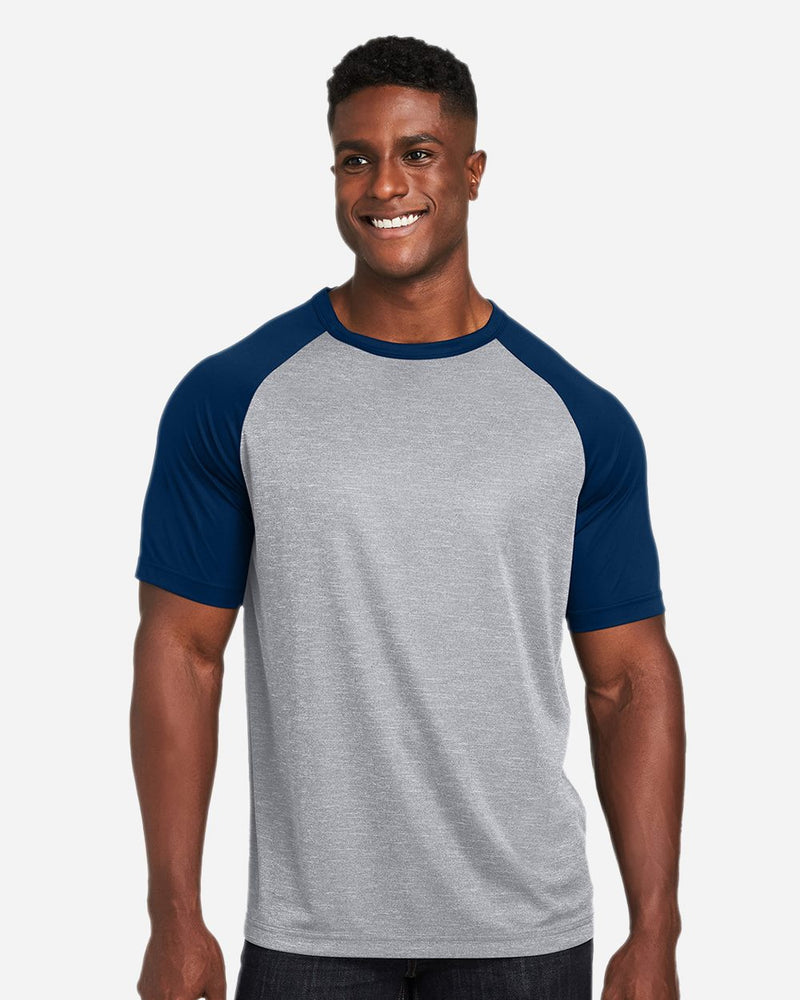 DRIEQUIP Unisex Colorblock Raglan T-Shirt with Moisture-Wicking Comfort