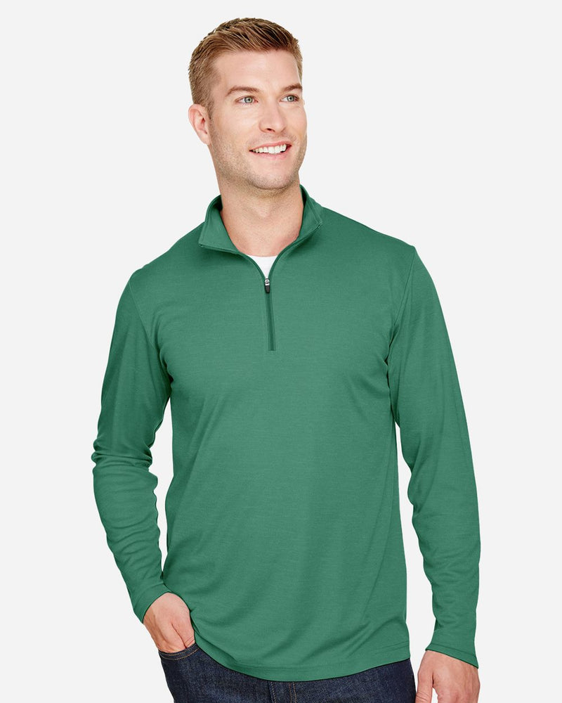 Men's Zone Sonic Heather Performance Quarter-Zip Pullover