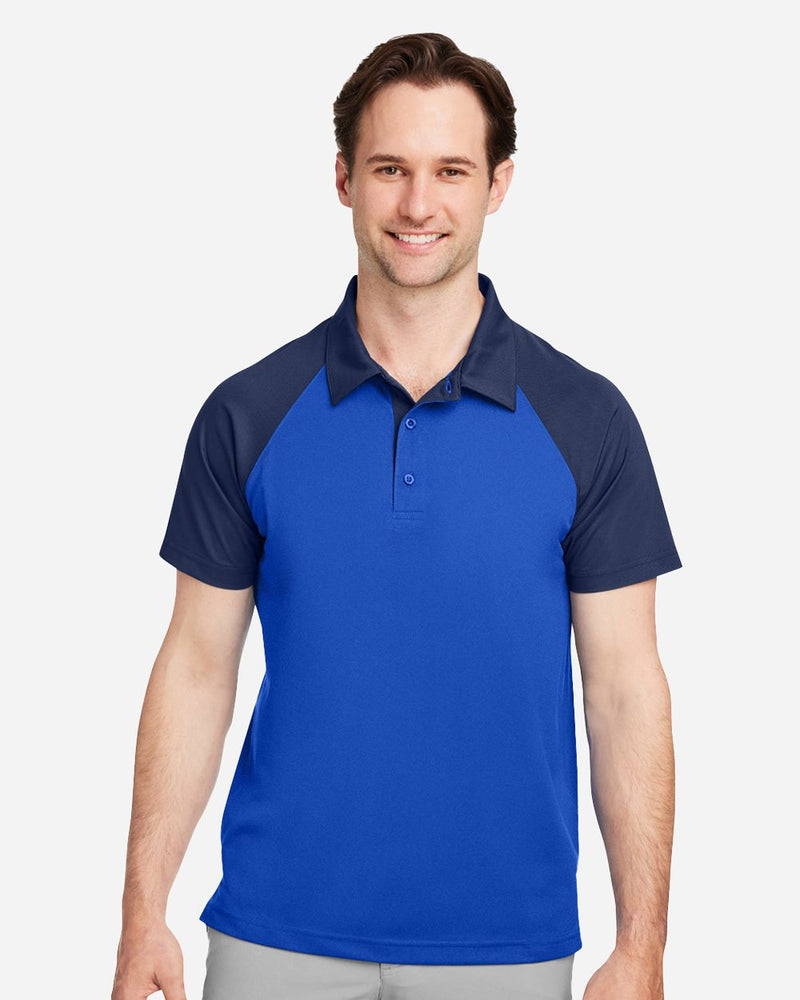 DRIEQUIP Men's Command Snag-Resistant Colorblock Polo