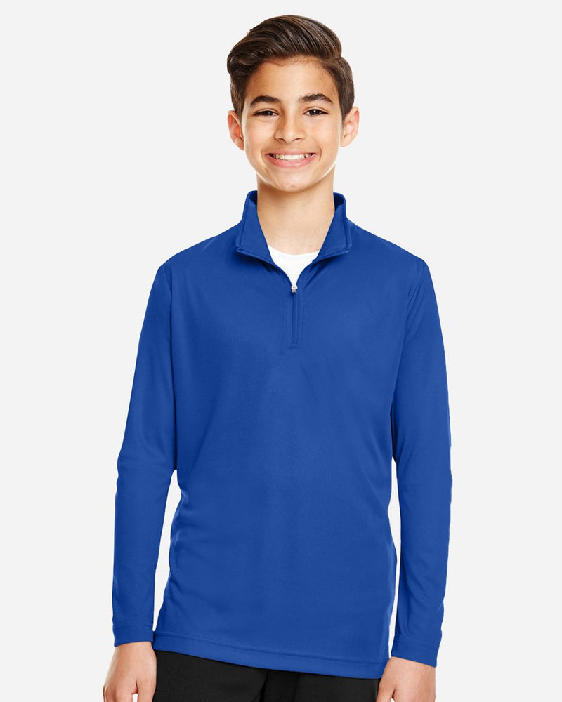 DRIEQUIP Youth Zone Quarter-Zip Pullover with UPF 40+