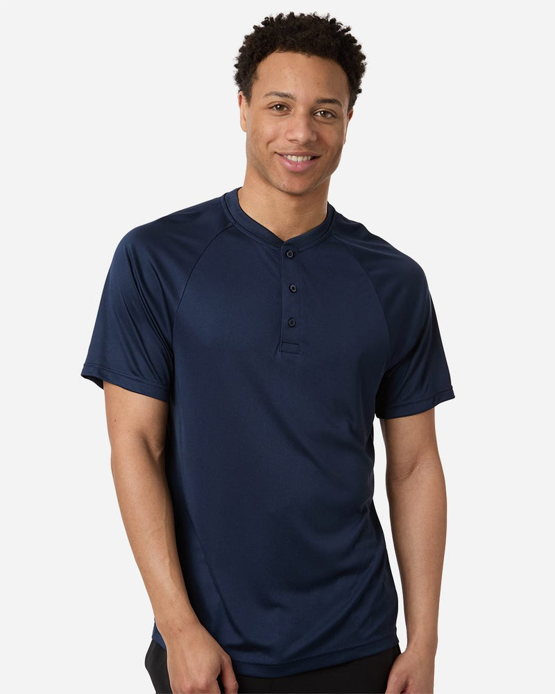 DRIEQUIP Men's Zone Moisture-Wicking Performance Henley